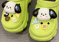 Tank anti-odor heightened thick sole crocs women's summer fashion outdoor wear non-slip beach shoes detachable diy accessories