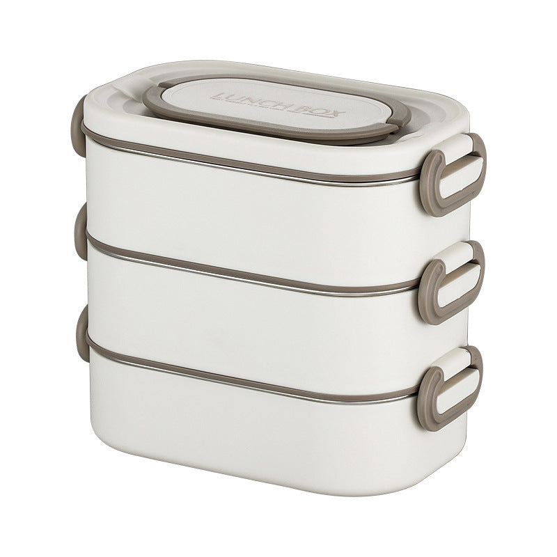 304 stainless steel bento box, microwave oven sealed lunch box, portable multi-layer thermal insulation lunch box for students and office workers