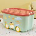 Large capacity kids' clothing storage bin - extra large organizer for baby toys, dolls, books, and more