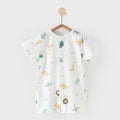 Baby romper - summer lightweight pure cotton short sleeve breathable cooling onesie