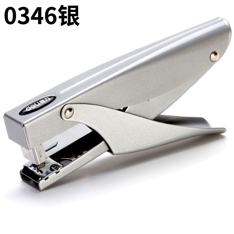 Deli hand-held takeaway packing snack bag hand-held labor-saving stapler No. 12 order hand-held stapler wholesale