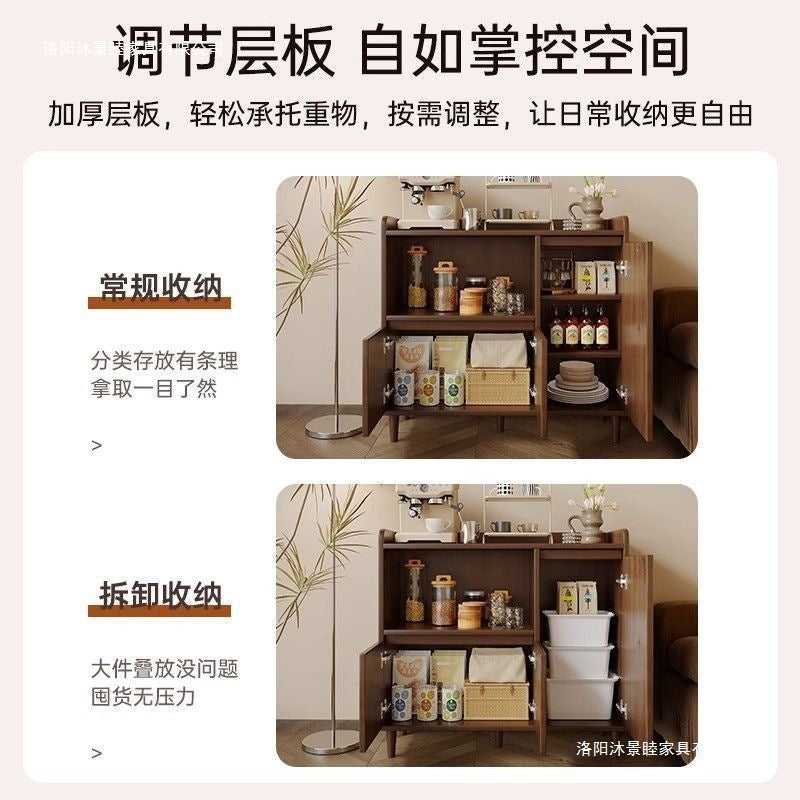 Sideboard storage cabinet, wall-mounted integrated cabinet, for home wall-mounted tea cabinet, coffee cabinet, living room locker, meal preparation cabinet