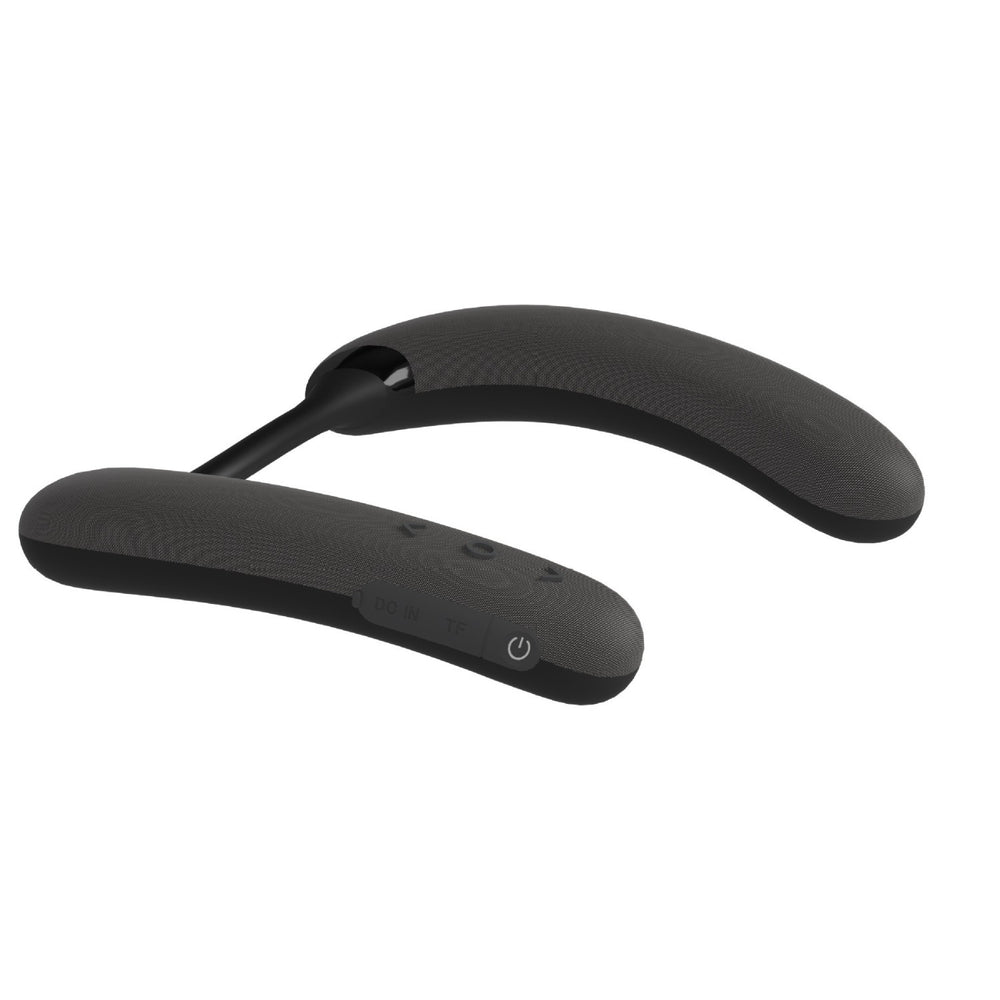 New neckband wireless bluetooth speaker - fabric, waterproof, portable, wearable subwoofer for outdoor use
