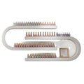 Nail salon iron u-shaped wall-mounted display rack for nail polish and nail art supplies - wall-mounted storage shelf
