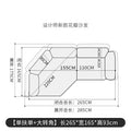 Petal sofa italian normcore fabric curved sofa large and small high-end special shaped creative sofa