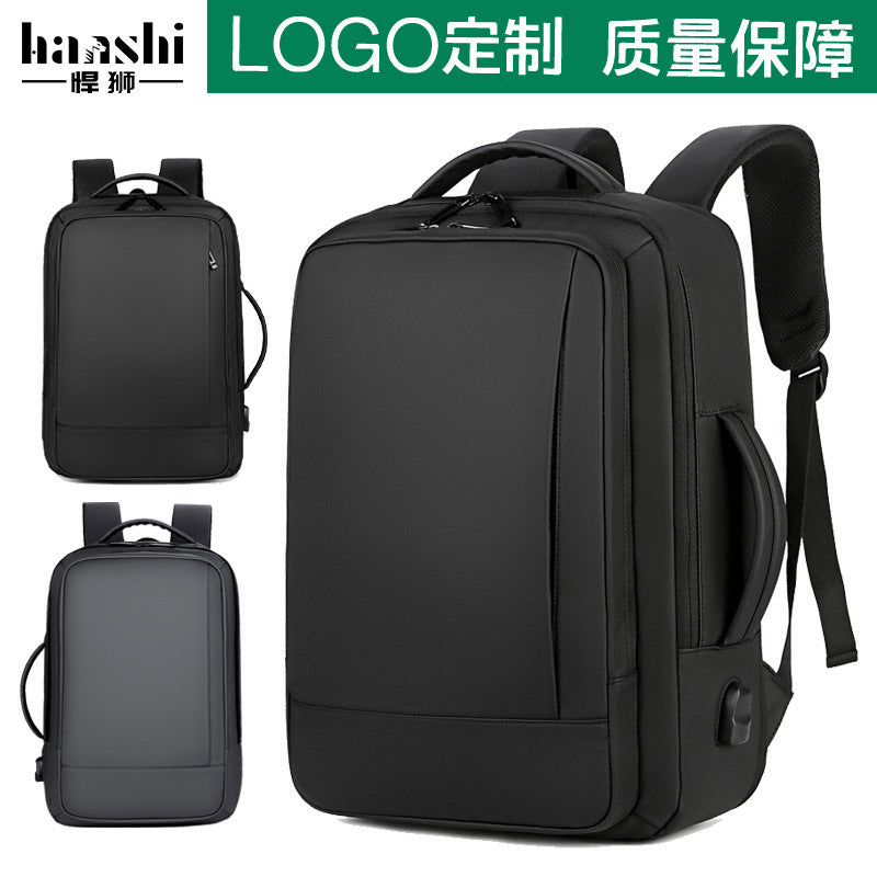 Cross-border men's business backpack, high-end sense, large-capacity fashion travel backpack, waterproof computer bag, backpack, schoolbag.