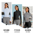 Fall and winternew arrival yoga sports jacket silmoutwear tight sports tops training running fitness clothing outwear women