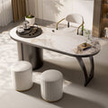 Italian accessible luxury tea chair casual modern makeup stool living room stylish popular negotiation casual chair backrest round stool