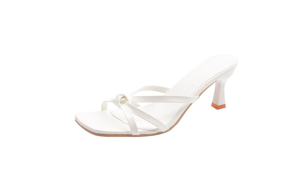 Women's thong sandals with high heels - new summer 2025 collection - stiletto heel sandals - french style footwear