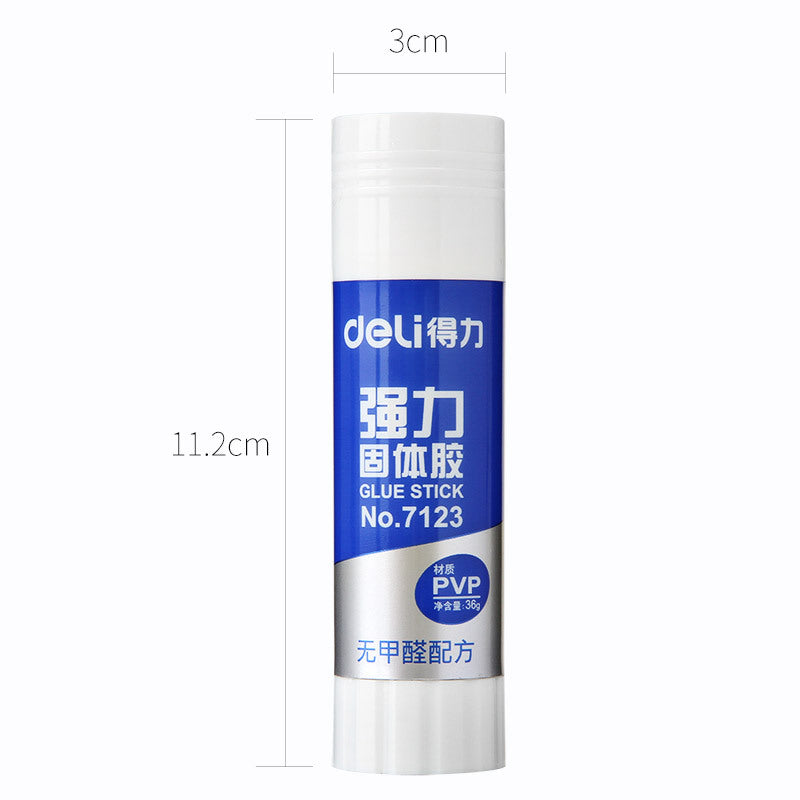 Deli 7121/7122/7123 Solid Glue Handmade Solid Glue Stick High Viscose Children's Glue Stick 36g Student