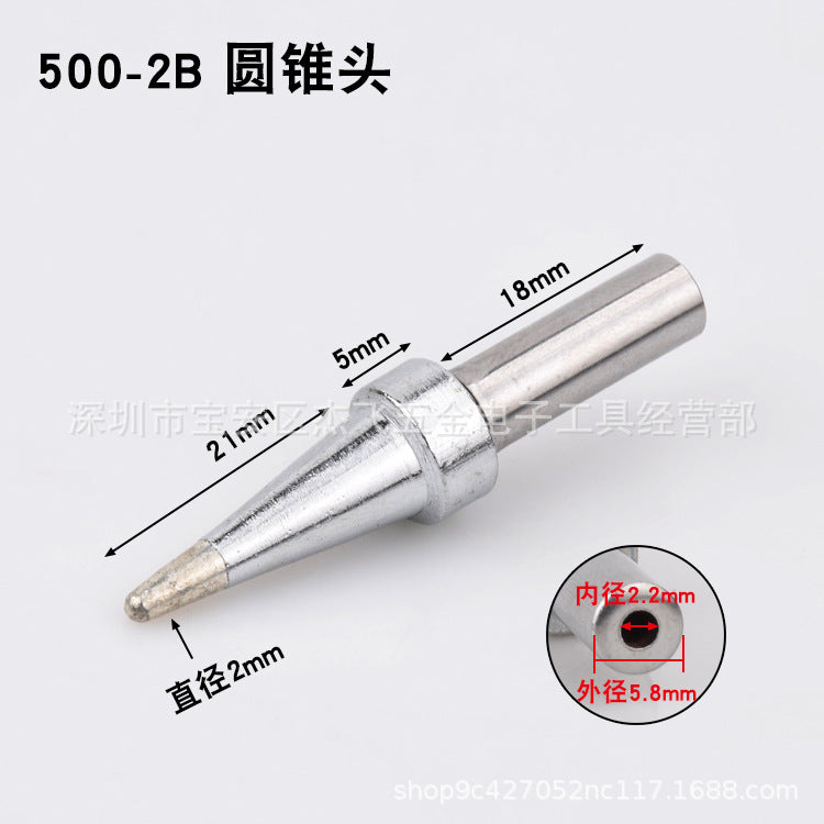 205 soldering iron head 500-4C/5C/6C8C soldering iron nozzle, high frequency 150W high power 3000A soldering iron head 500-K