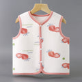 Infant sleeveless cotton vest - class a certified warm vest for babies and toddlers, unisex quilted top, outerwear, children's clothing