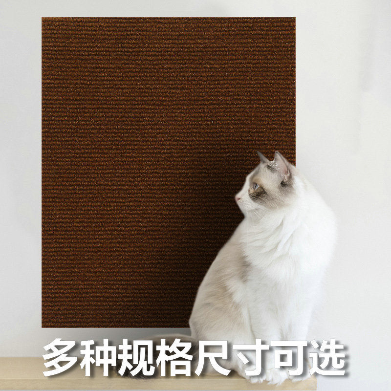 Anti-cat scratch glue-free self-adhesive floor mat carpet pet children's living room bedroom home office non-slip cat climbing mat