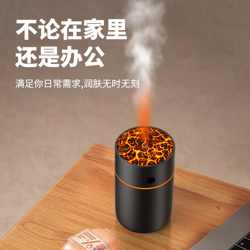 new hs01 car humidifier, home desktop usb silent large capacity volcano air humidifier