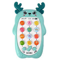 Baby toys 0-3 years old: chewable teether, realistic musical phone toy, early education & developmental enlightenment story machine