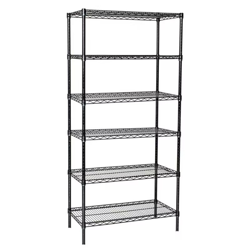 Shangchao chrome-plated wire mesh shelf warehouse workshop wire mesh shelf multi-layer adjustable shelf home storage rack