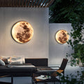 Outdoor waterproof moon wall lamp creative light outdoor villa landscape light new chinoiserie courtyard garden aisle door light
