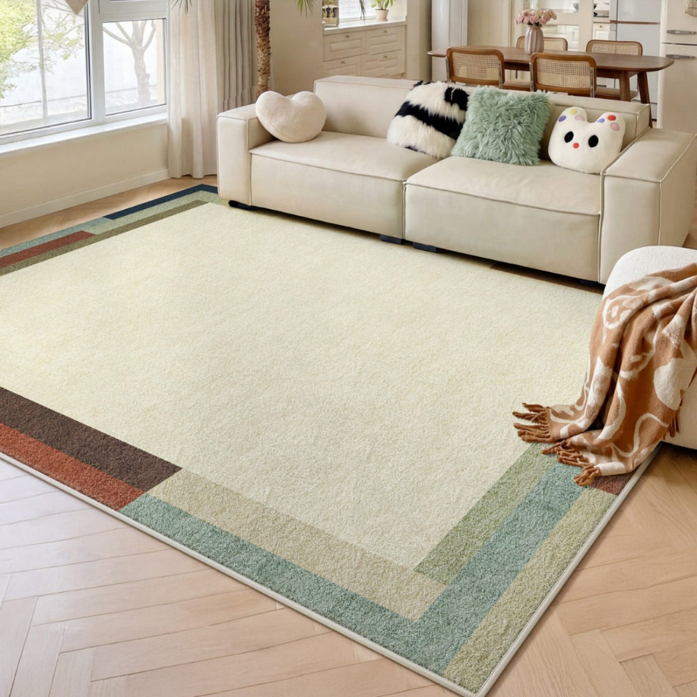 Dopamine carpet living room medieval cream style colorful no-wash and wipeable accessible luxuryclassy full bed bedside blanket
