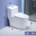 Bathroom for home toilet straight flush large diameter ceramic deodorizing filter anti-blocking wall drain straight flush large impact water saving toilet