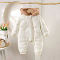 Winter warm baby rompers: autumn and winter onesies for boys and girls, fleece-lined winter infant outfits, warm bodysuits for outdoor wear