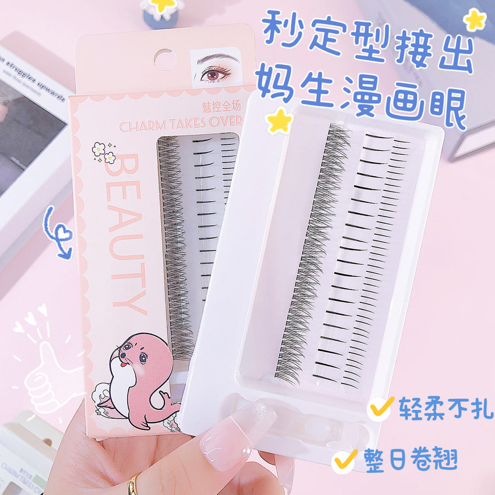 New little devil false eyelashes mixed pack natural grafted eyelashes fairy hair lower eyelashes single cluster false eyelashes wholesale