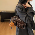 2025 fashion easiest for match new arrivalretro boston pillow bag maillard shoulder large capacity armpit bag