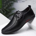 2024 new versatile men's leather shoes - soft sole business casual loafers - perfect for work, security, and dad shoes - wholesale available