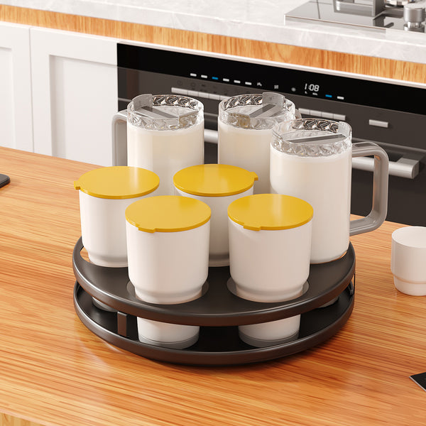 Cross-border 30-40 oz Universal Stanley Cup Holder Cup Shelf Kitchen Multifunctional Rotary Cup Holder Storage