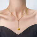 Titanium steel small waist necklace women's fashion accessories clavicle chain niche stylesweater chain couple necklace jewelry wholesale dropshipping