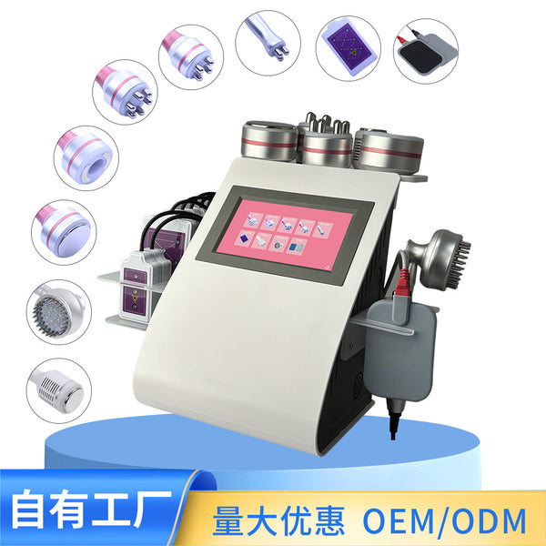 Foreign trade English nine-in-one 80K weight loss instrument, equipment explosion molding thin fat breaking instrument, vacuum negative pressure beauty instrument