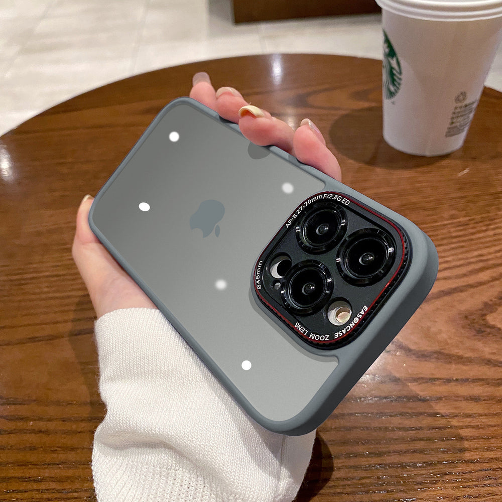 New skin-feeling matte suitable for apple 17 mobile phone case iphone14 leica metal lens ring 16 all-inclusive sheath