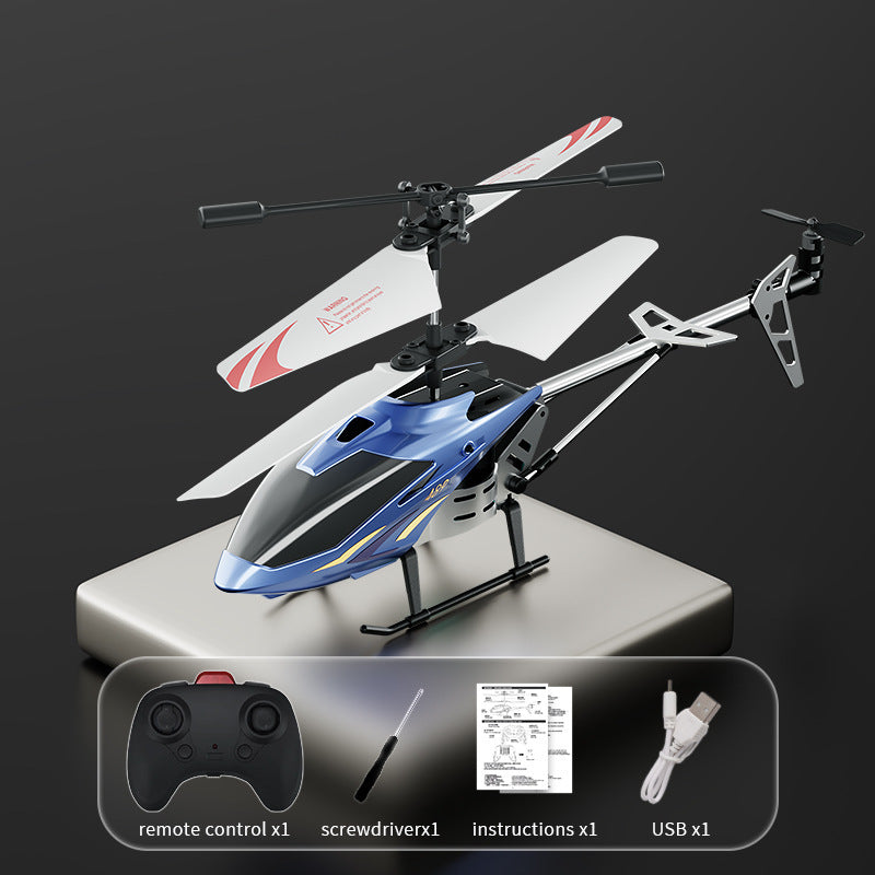 remote control aircraft hot sale 3.5-channel alloy aircraft resistant to falling electric helicopter remote control kids aircraft model