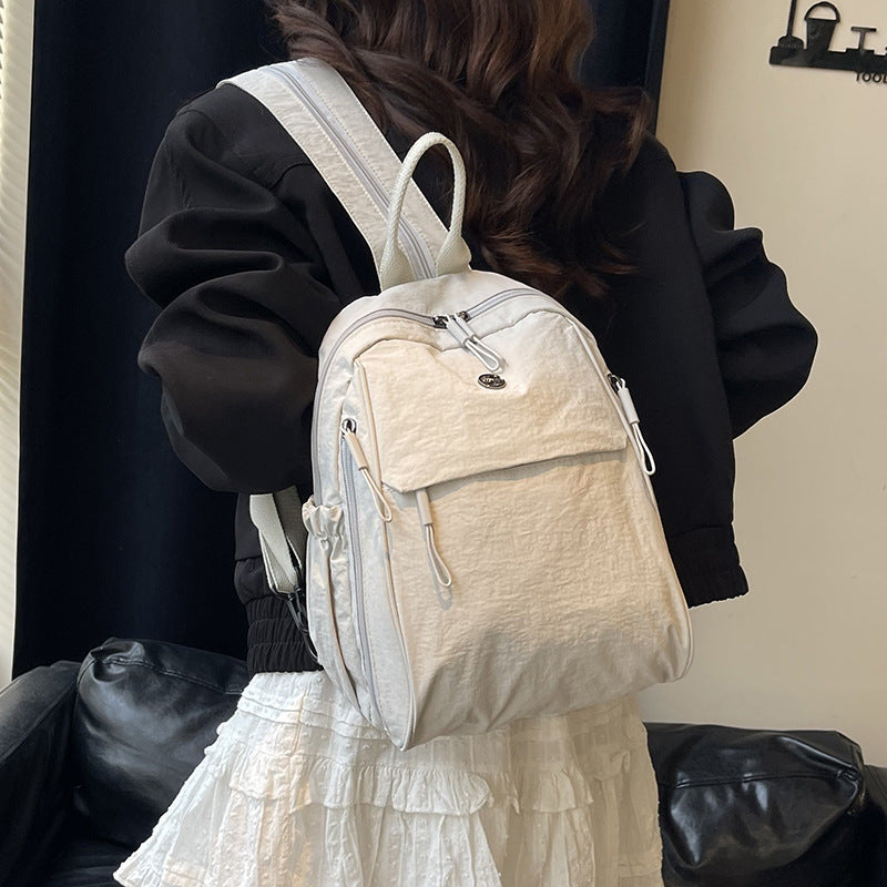 New backpack women's lightweight and versatile fashion small backpack can be messenger commuting out leisure travel girls backpack