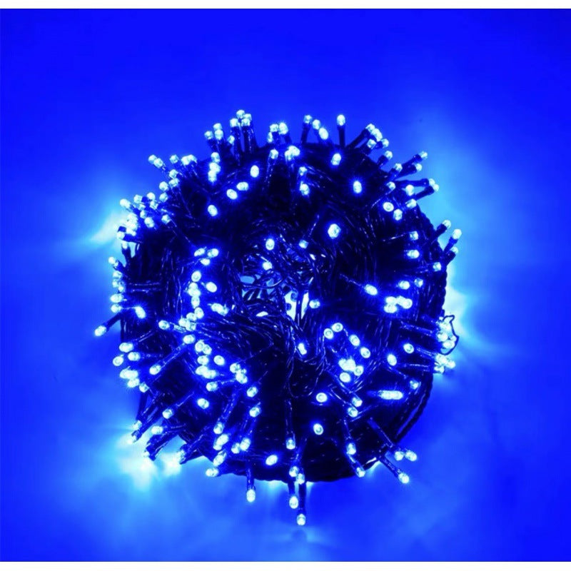 LED waterproof solar small colorful lights flashing lights string lights Gypsy stars household outdoor waterproof holiday decoration star lights