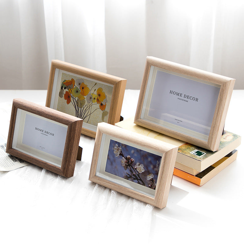 Oil painting stick picture frame three-dimensional hollow photo frame table 567810 inch cardboard picture frame wall 1216 inch wooden frame wholesale
