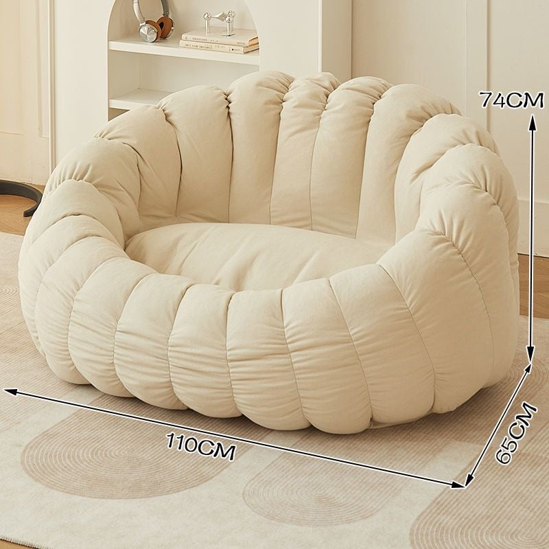 Lazy sofa detachable washable single and double can lie down and sleep lazy nest chair for home small apartment balcony casual bean bag