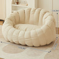 Lazy sofa detachable washable single and double can lie down and sleep lazy nest chair for home small apartment balcony casual bean bag