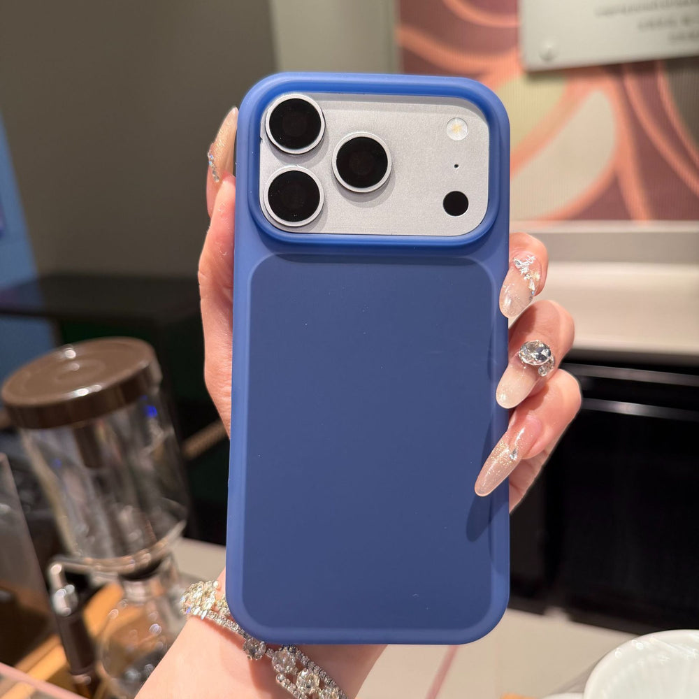 Instantly transform your phone with this minimalist, large-hole ice cream design case, compatible with apple 17 pro max and iphone 16. features button protection for enhanced durability