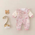Baby newborn onesie clothes spring & fall romper baby 100-day double layer full month first birthday chinese style dress national style
