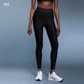 New color block elastic waistband workout leggings - high stretch, slim fit, figure-flattering yoga pants for women - dl347