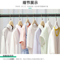 Simple coat rack floor-standing bedroom clothes rack movable thickened clothes drying rod small for home storage rack strong