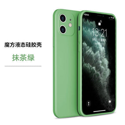 Iphone 17 pro liquid silicone case, compatible with apple 15 pro, straight edge precision cut full coverage silicone 13 protective cover