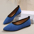 autumn new arrival: plus size suede casual flats - korean style comfortable low-cut loafers for women