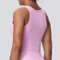 New shockproof, push-up, fixed-cup yoga top - women's barely-there outdoor sports bra for running, fitness, and beautiful back support