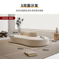 Cream style designer double-sided sofa clothing store hotel club lobby reception area rest area