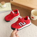 Girls' athletic shoes - new spring/autumn collection - versatile kids' running shoes - trendy color block design - breathable mesh upper - white sneakers for older girls
