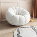 Lazy sponge sofa pumpkin chair single cream bean bag for home bedroom living room small apartment balcony lounge chair