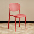 Popular scandinavian plastic chair for homethickened backrest dining chair study computer chair office negotiation training stool