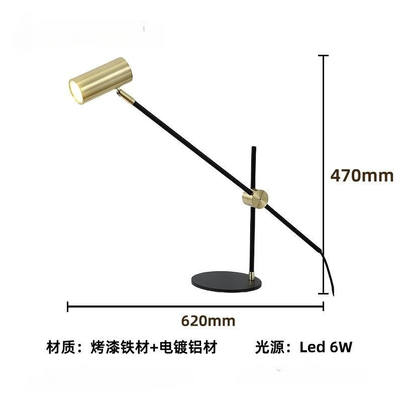 Nordic minimalist table lamp - designer creative living room ambiance bedroom bedside lamp - showroom high-end hotel lighting fixture