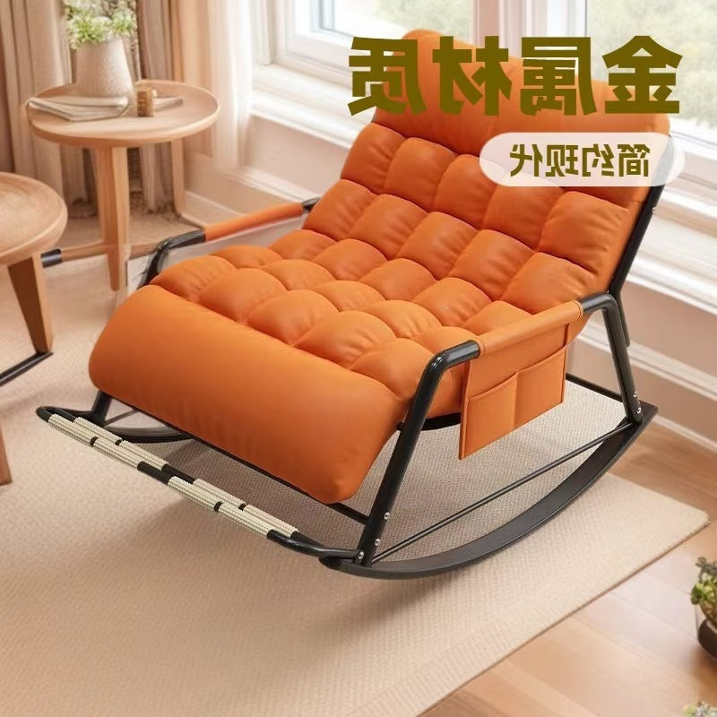 Rocking chair for home balcony double casual chair fashion lunch break chair casualcasual reclining sleeper sofa